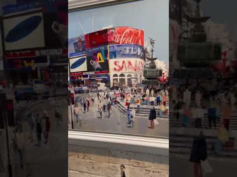 Tom Butler original artwork - West End Whirl at the Rose Gallery