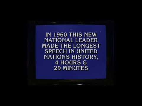 Final Jeopardy, strange wager 😜🤔 Ken Jennings DAY 8 (6/11/04)