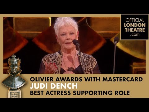 Dame Judi Dench wins Best Actress in a Supporting Role for The Winter's Tale | Olivier Awards 2016