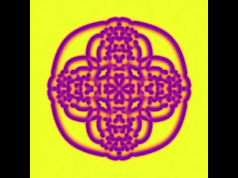 基礎理工学科 Gray-Scott reaction diffusion model in 2D space  #chaos #science