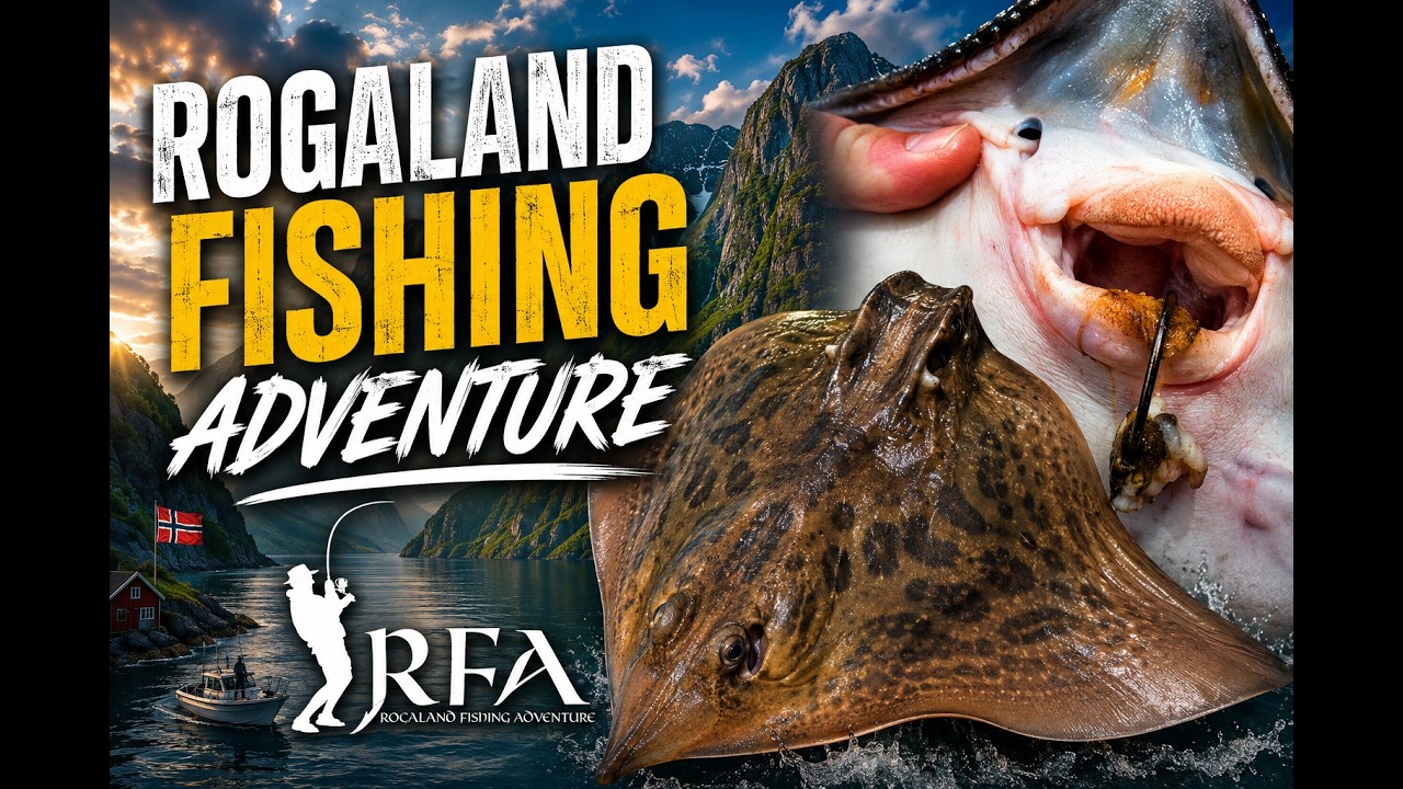 THORNBACK RAY FISHING NORWAY 🇳🇴 | MONSTER RAY IN BOKN ROGALAND | EPIC FJORD SEA FISHING ADVENTURE