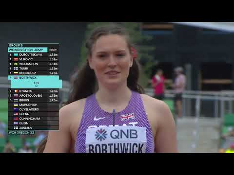 Women's High Jump Oregon 2022 - Qualifications Group B