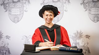 Glynis Wright MBE - Diplôme honorifique - Université de Leicester