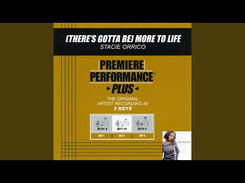 Video thumbnail for [There’s Gotta Be] More To Life (Performance Track In Key Of F/Gb)