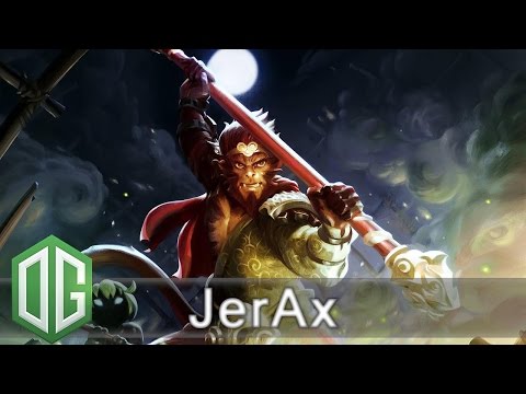 OG.JerAx Monkey King Gameplay - Ranked Match - OG Dota 2.