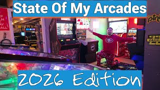 State Of My Home Arcade Machines / Cabinets In My Collection | 2026 Edition