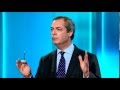 UKIP Nigel Farage - Leadership debate highlights.