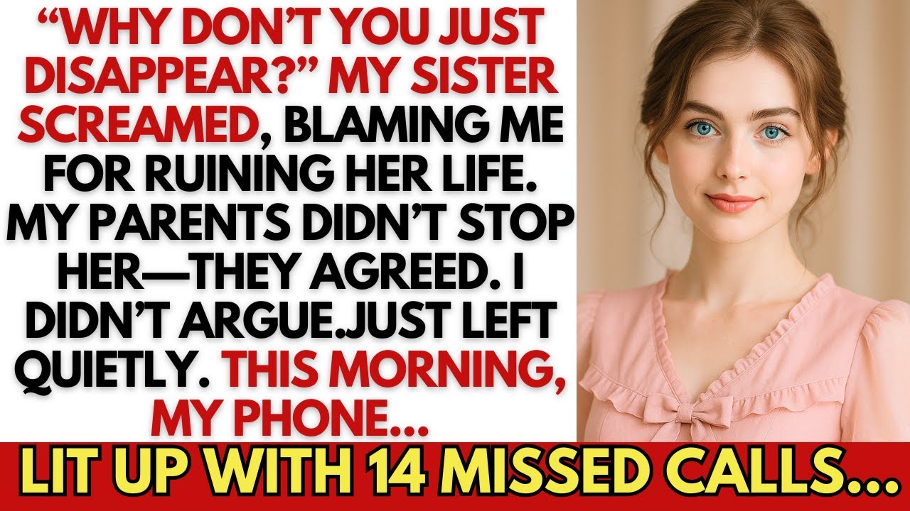 My Parents Backed My Sister When She Screamed I Ruined Their Lives. I Left. This Morning—14 Calls.