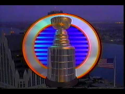 Toronto Maple Leaf's vs. Detroit Red Wings Game 2 Hockey Playoffs - Second Period Intro - April 1993