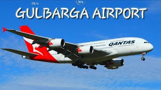 preview picture of video 'Gulbarga Airport'