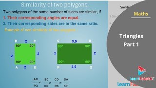 Triangles Class 10 Mathematics - Part 1 Similar Figures