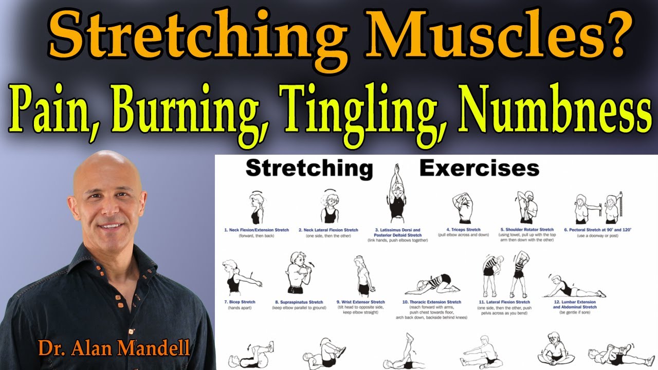 Stretching Muscles Causing You Pain, Burning, Tingling, Numbness? - Dr Mandell - YouTube