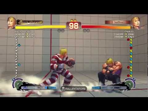 Super Street Fighter IV AE2012 - peach tea 360 (Cody) Vs cham30 (Cody)