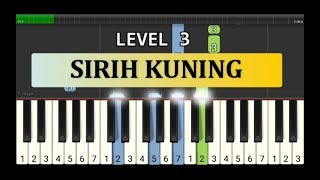Download lagu tutorial piano sirih kuning - not piano level 3 - lagu jakarta / betawi - sirih kuning mp3