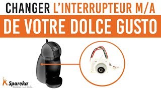 Comment changer l\'interrupteur marche/arrêt de votre cafetière KRUPS DOLCE GUSTO ?