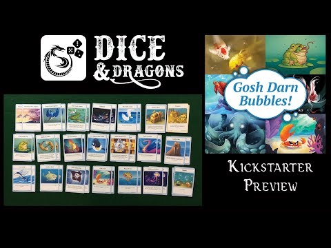 Dice and Dragons - Gosh Darn Bubbles! Kickstarter Preview and Playthrough