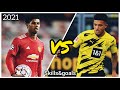 Marcus Rashford vs Jadon Sancho  |Skillful English ballers|Who is better?! | Skills & goals |2020/21