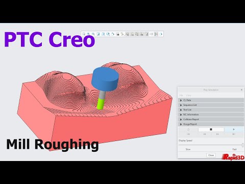 PTC Creo - Rough Milling