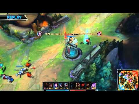 TSM Bjergsen Ahri vs Xiaoweixiao Yasuo 1 v 1 Kill - TSM vs TIP Game 1 (NA LCS Spring 2015)