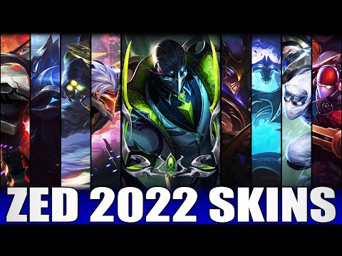 ALL ZED SKINS 2022 | Including Debonair Zed