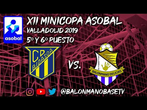 CAD MAS - BIDASOA IRÚN 🆚 BM. DELICIAS - 5º Y 6º Pto. XII MiniCopa Asobal Valladolid 2019