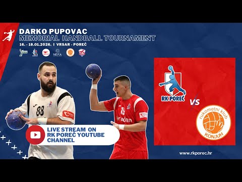 Poreč - Konjuh (for 5.th place) I Memorial handball tournament Darko Pupovac 2026