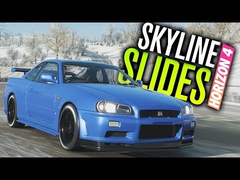 Forza Horizon 4 Walkthrough - MY Skyline GTR R34 Build! (Part 3)