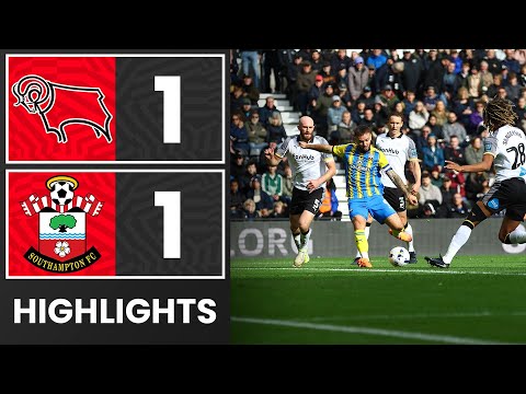 HIGHLIGHTS: Derby County 1-1 Southampton | Championship
