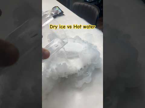 Massive Cloud - Dry Ice Experiment #dryice #science