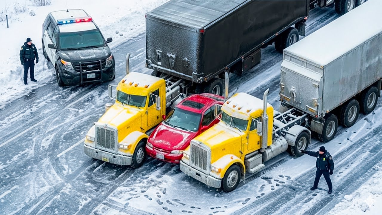 Gute Taten im Straßenverkehr von der Kamera eingefangen