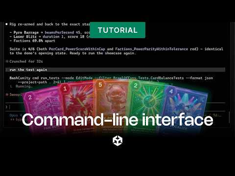 Unity command-line interface (CLI)