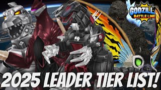 BEST LEADERS KAIJU IN THE GAME! GODZILLA BATTLE LINE LEADER TIER LIST 2025!!