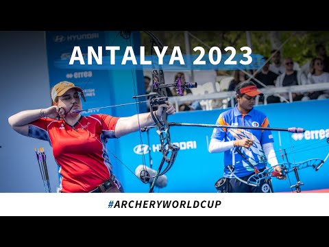 Jyothi Surekha Vennam v Ella Gibson – compound women semifinal 1 | Antalya 2023 World Cup S1
