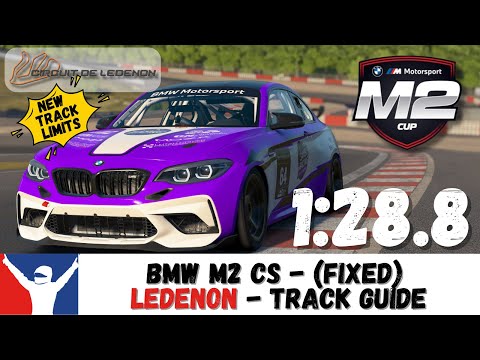 iRacing BMW M2 Ledenon Guide 1:28.8 - M2 Circuit De Ledenon Track Guide