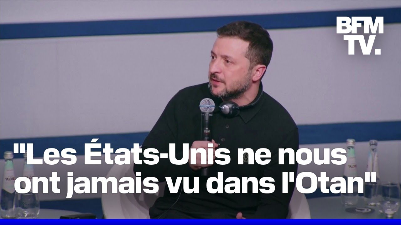 Guerre en Ukraine, aide des États-Unis... Volodymyr Zelensky s'exprime depuis Munich en Allemagne