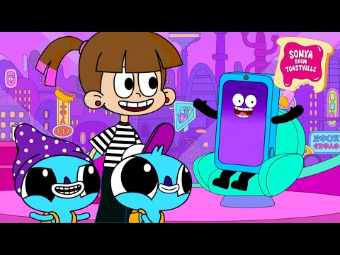 Sonya from Toastville - The Living Smartphone | Episode 8 - PREMIERE | Super Toons TV Cartoons