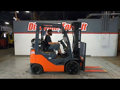 TOYOTA 8-Series FGU15 3,000lb LP (Propane) #1178 - Forklift For Sale