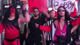 NYC WWE Wrestlers dance to 6ix9ine - WAKA ft A Boogie (ORIGINAL VIDEO)