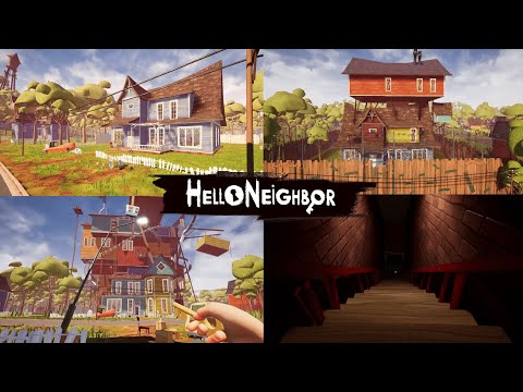 Hello Neighbor | Act 1, 2 ,3 Full Walkthrough [ 4K 60FPS ]