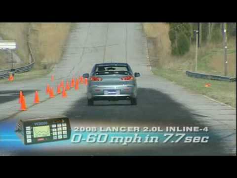 Motorweek Video of the 2008 Mitsubishi Lancer