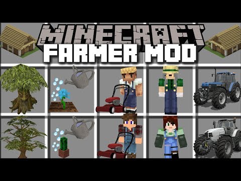 MC Naveed - Minecraft - Minecraft FARMER MOD / PLANT AND WATCH GROW YOUR CROPS!! Minecraft