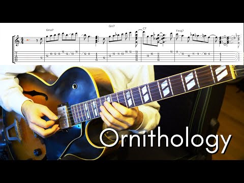 Ornithology Melody & Chords - Jazz Guitar Tab - Charlie Parker
