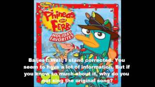 Phineas and Ferb Holiday Favorites - Good King Wenceslas Extended Lyrics(HD)