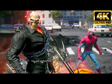 Ghost Rider Saves Spider-Man Scene (2025) 4k Ultra Hd