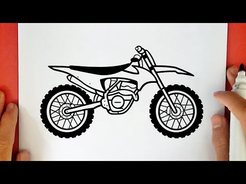 COMMENT DESSINER UNE MOTO CROSS