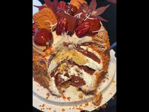 This Osmanthus Cake Smells So Good!🍰 A Bite of Pure Luck and Sweetness ✨#cake #shots