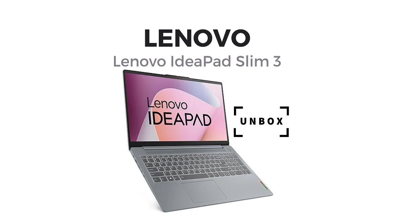 Lenovo IdeaPad Slim 3 - Unbox