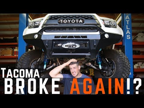Toyota Tacoma BROKE AGAIN! | Steering Rack Install the "EASY WAY"