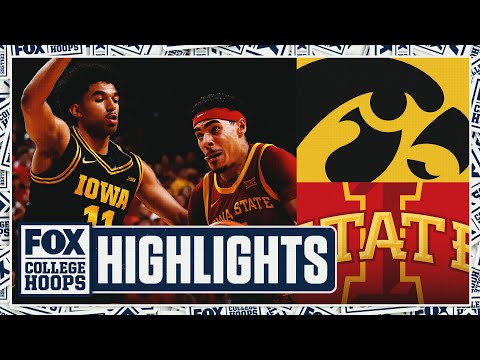 Iowa Hawkeyes vs. No. 4 Iowa State Cyclones Highlights 🏀 FOX College Hoops