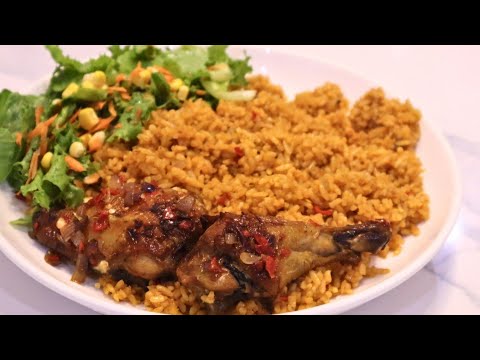 Quick and Tasty Jollof Rice for Lunch. Easy One-Pot Recipe!